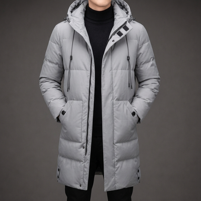 Men's Hooded Multi Pocket Puffer Jacket