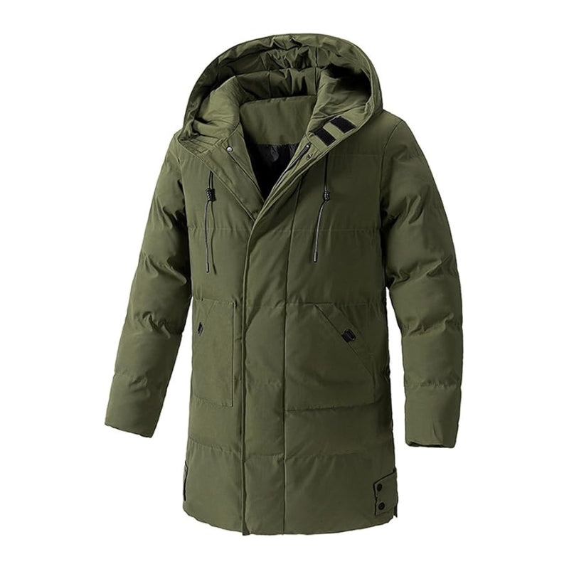 Men's Hooded Multi Pocket Puffer Jacket
