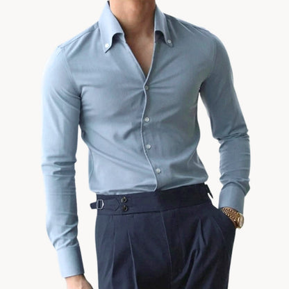Men's Slim Fit Long Sleeve Shirt