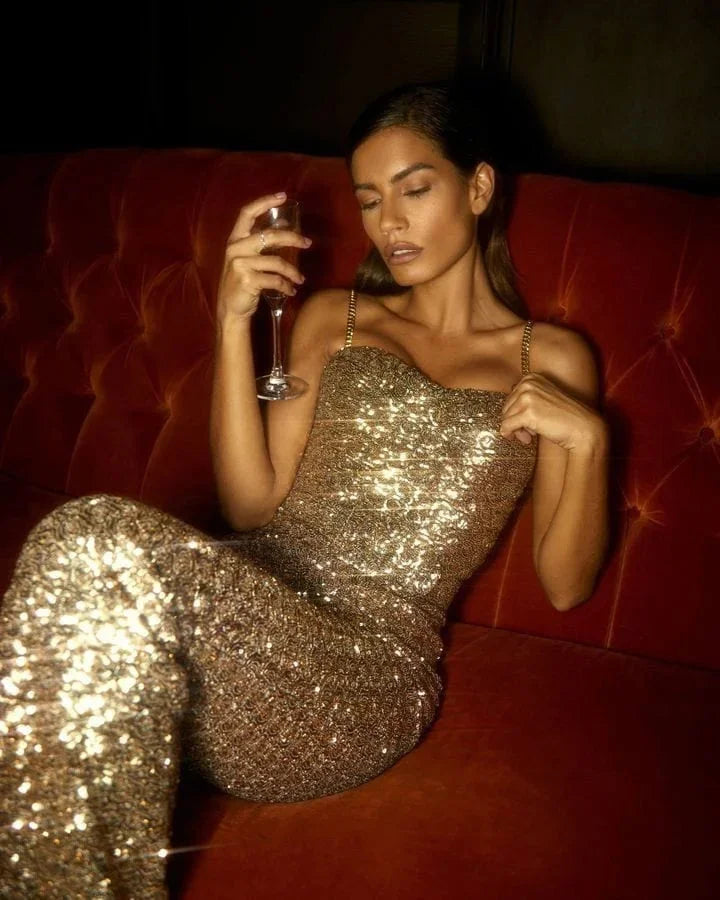 Women's Sequin Jumpsuit