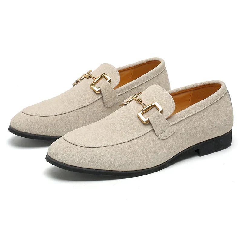Men's Horsebit Contrast Sole Slip On Loafers