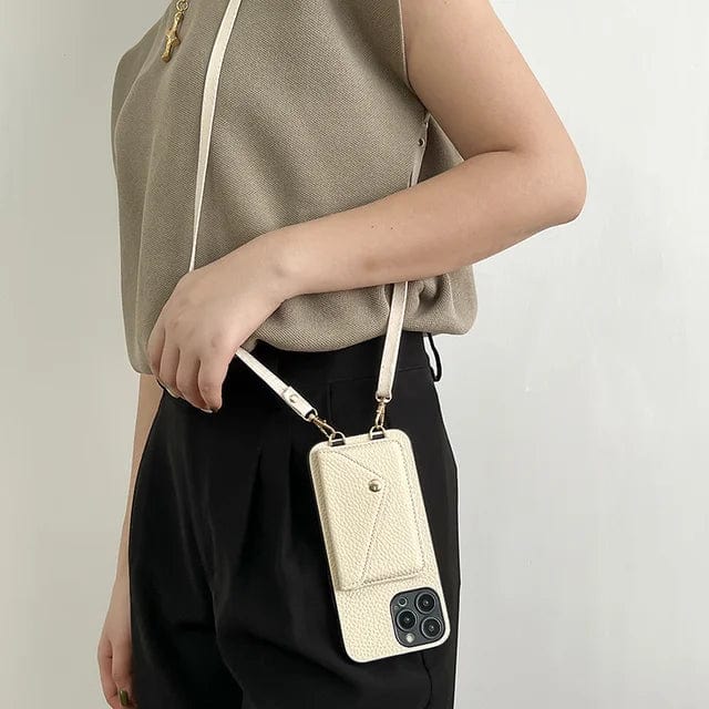 Women's Corduroy Crossbody Bag in Beige