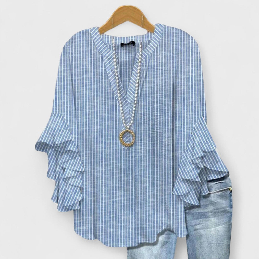 Women's Lightweight Blouse in Blue