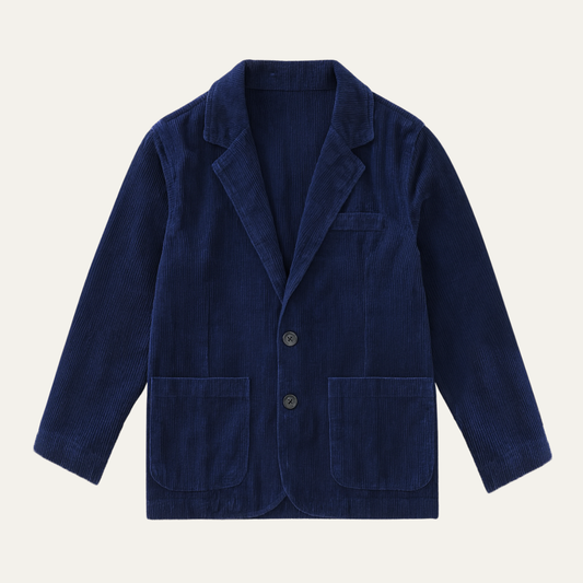 Men's Navy Blue Casual Winter Coat