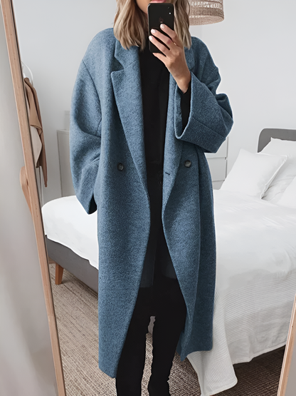 Women's Oversized Double Breasted Overcoat view 3