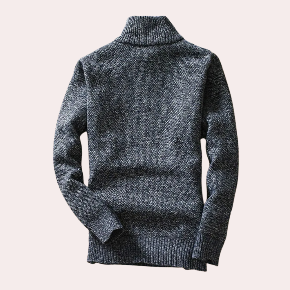 Men's Zip Up Comfort Jumper