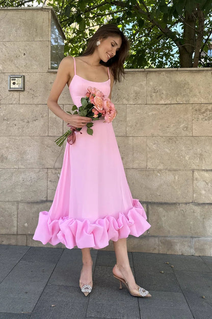 Women's Ruffle Midi Dress view 6