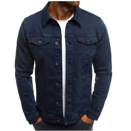 Men's Collared Button Front Chest Pocket Overshirt view 6