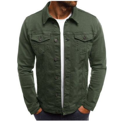 Men's Collared Button Front Chest Pocket Overshirt