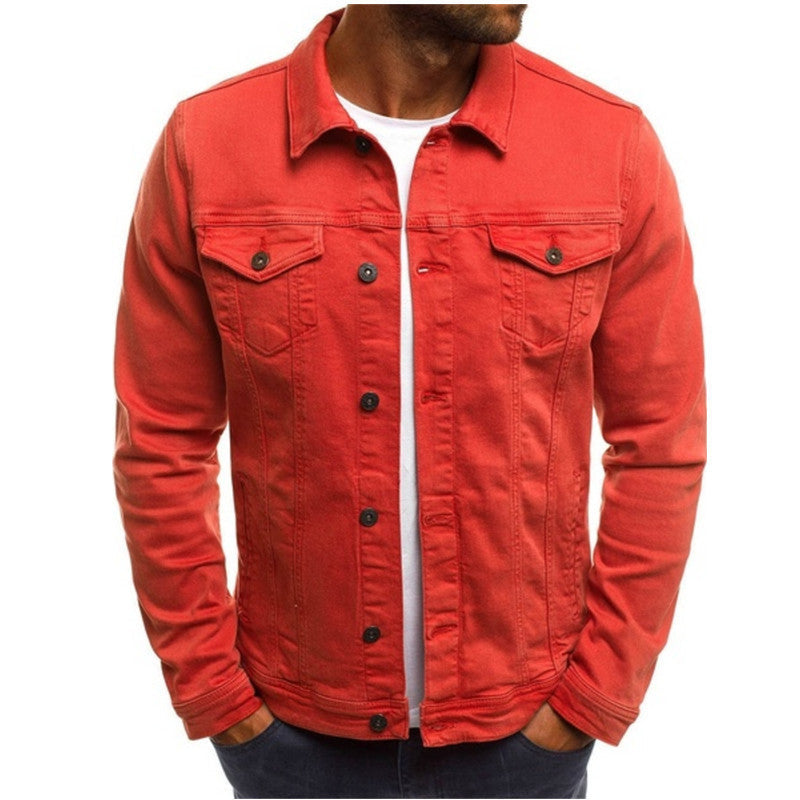 Men's Collared Button Front Chest Pocket Overshirt view 3