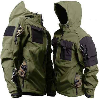 Men's Waterproof Winter Coat in Green