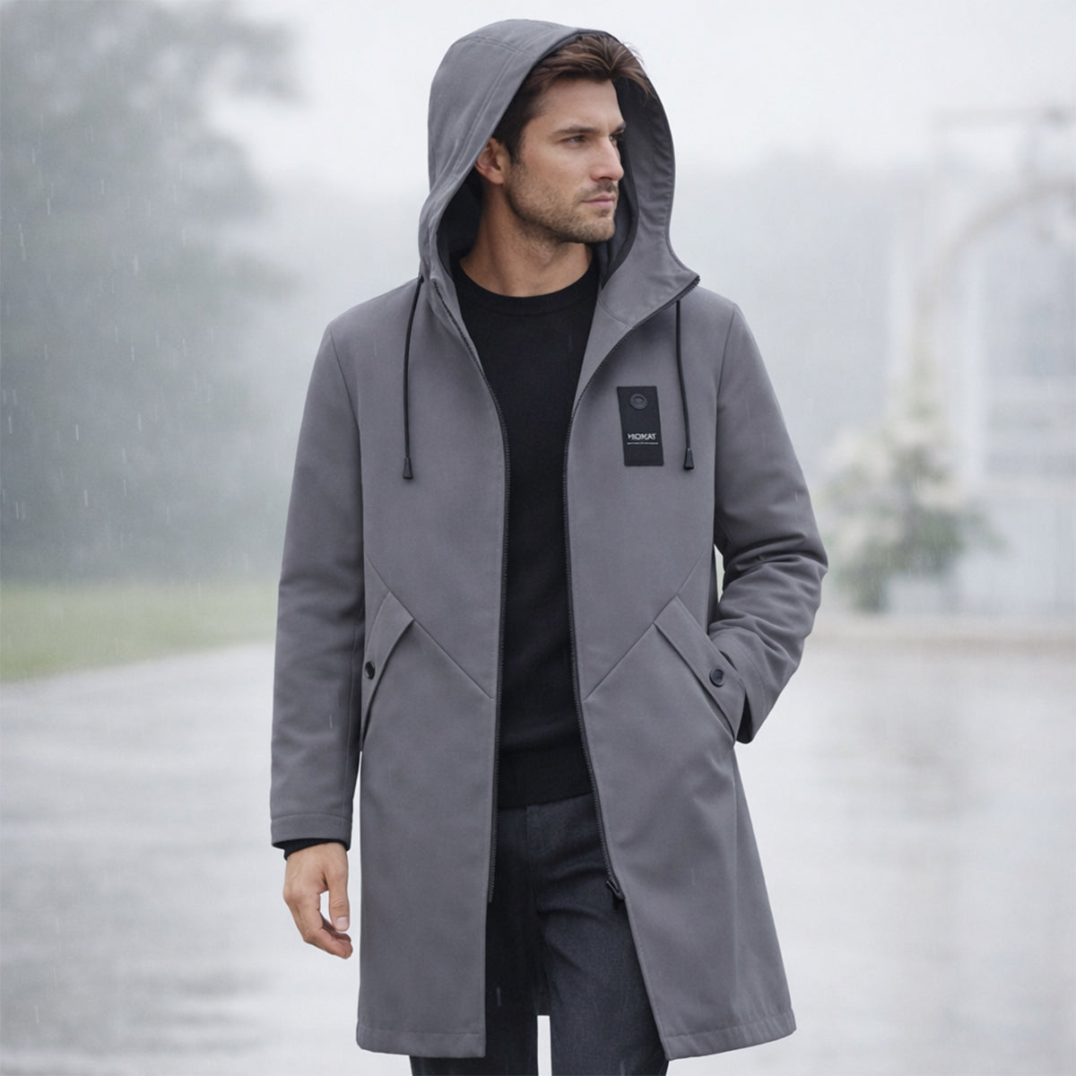 Men's Hooded Waterproof Winter Coat