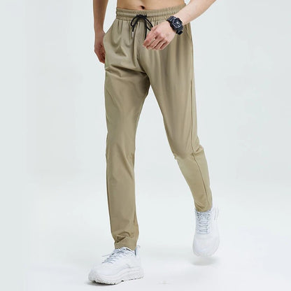 Men's Light Gray Trousers in Khaki