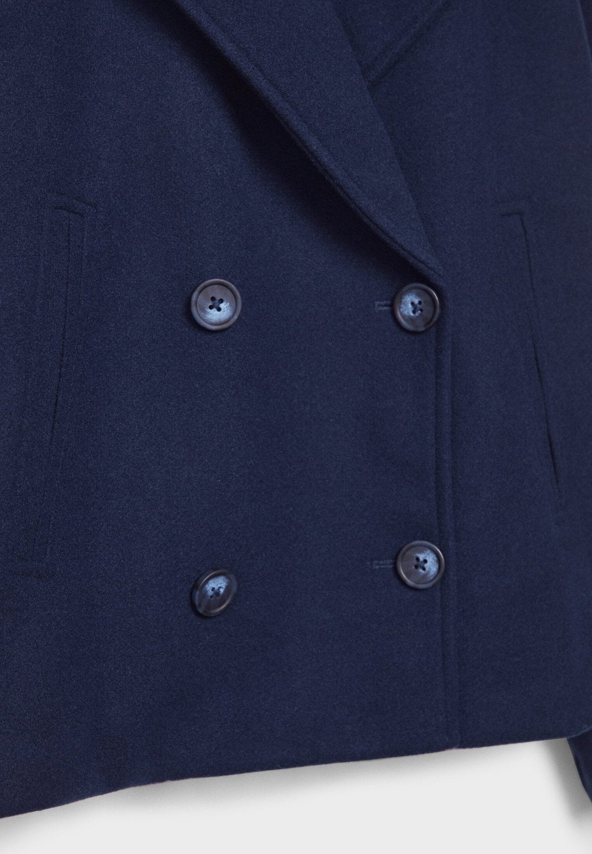 Women's Cropped Double Breasted Wide Lapel Blazer view 21