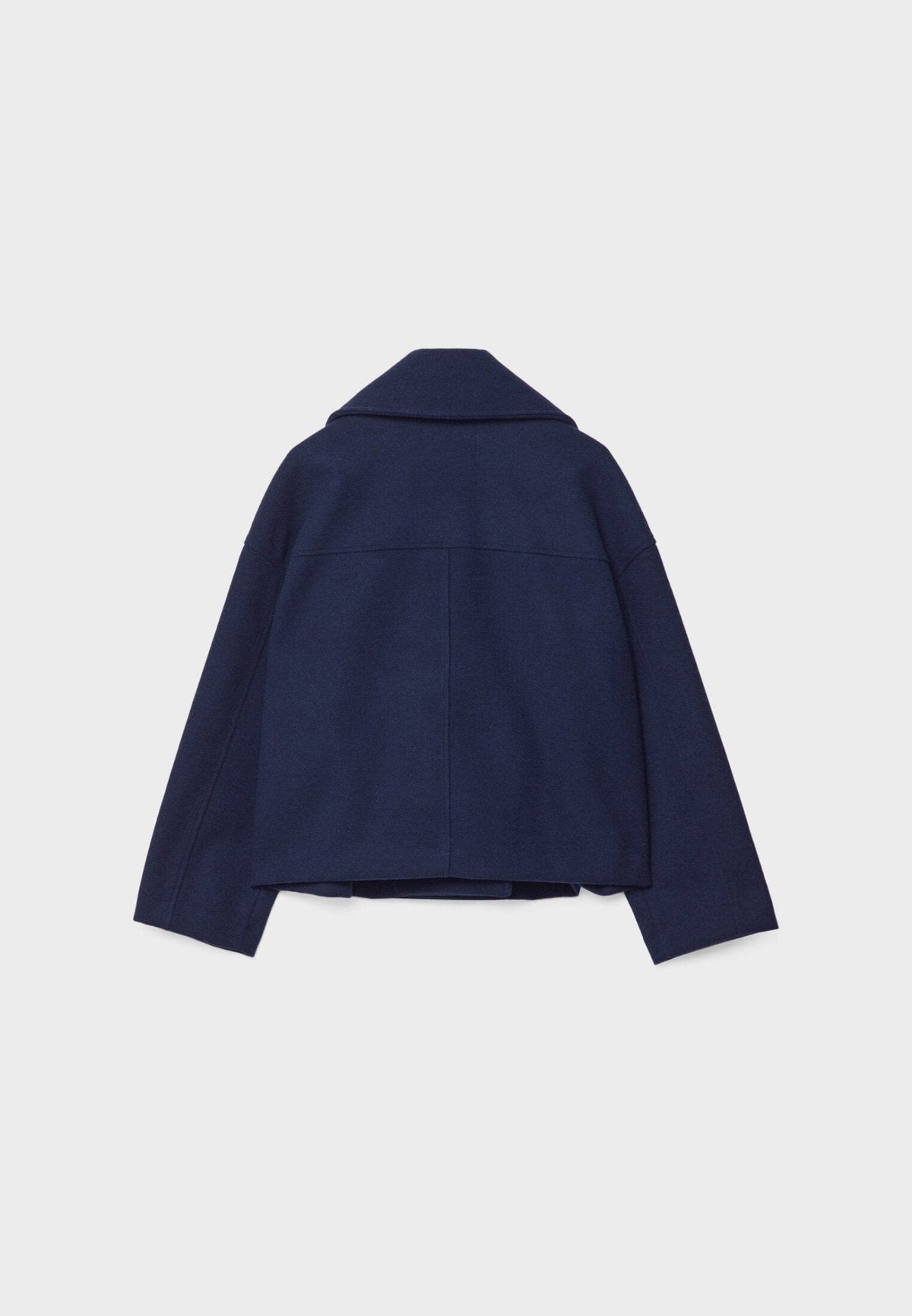 Women's Cropped Double Breasted Wide Lapel Blazer view 15