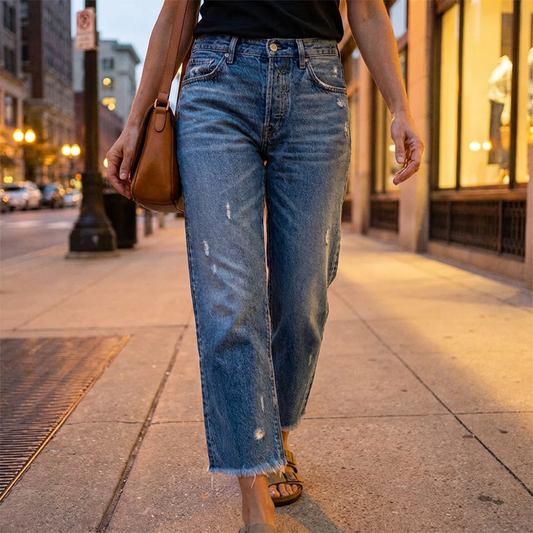 Women's Cropped Jeans view 2