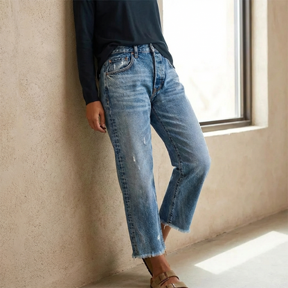 Women's Cropped Jeans view 3