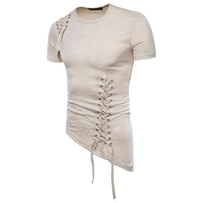 Men's Dark Grey Shirt in Beige