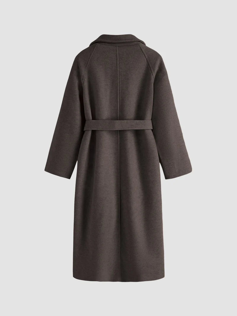 Women's Tie Waist Belted Overcoat view 4