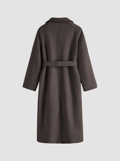 Women's Tie Waist Belted Overcoat view 4