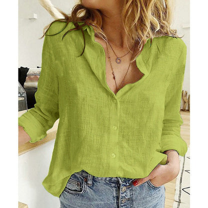 Women's Comfort Blouse in Green