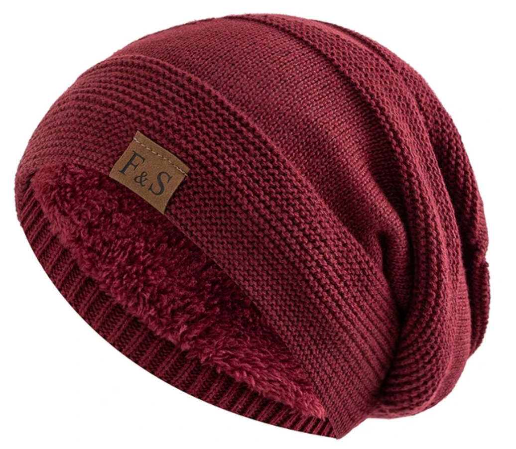 Women's Fleece Lined Beanie Hat view 7