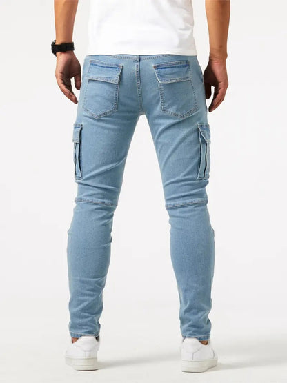 Men's Tapered Multi Pocket Jeans view 2