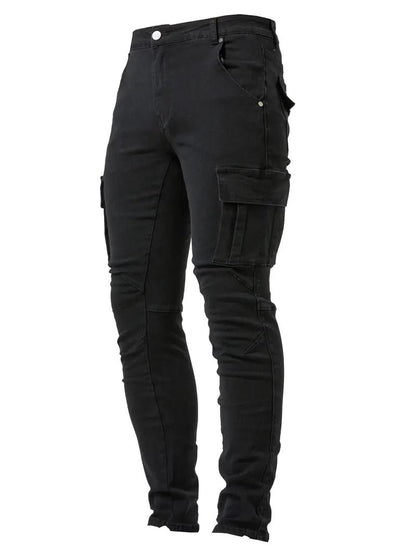 Men's Tapered Multi Pocket Jeans view 7