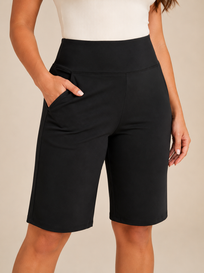 Women's Relaxed Fit Patch Pocket Casual Shorts