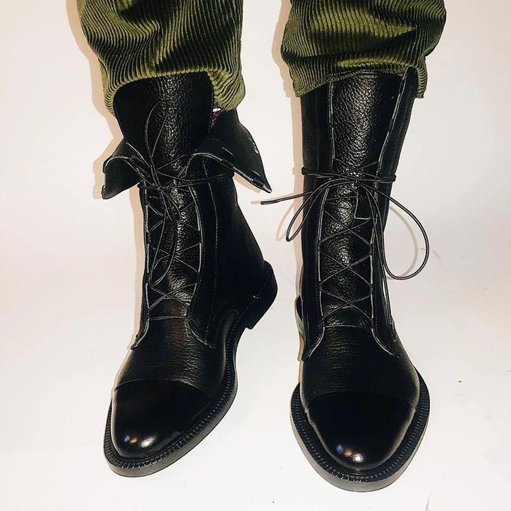 Women's Lace Up Casual Ankle Boots for Work and Office