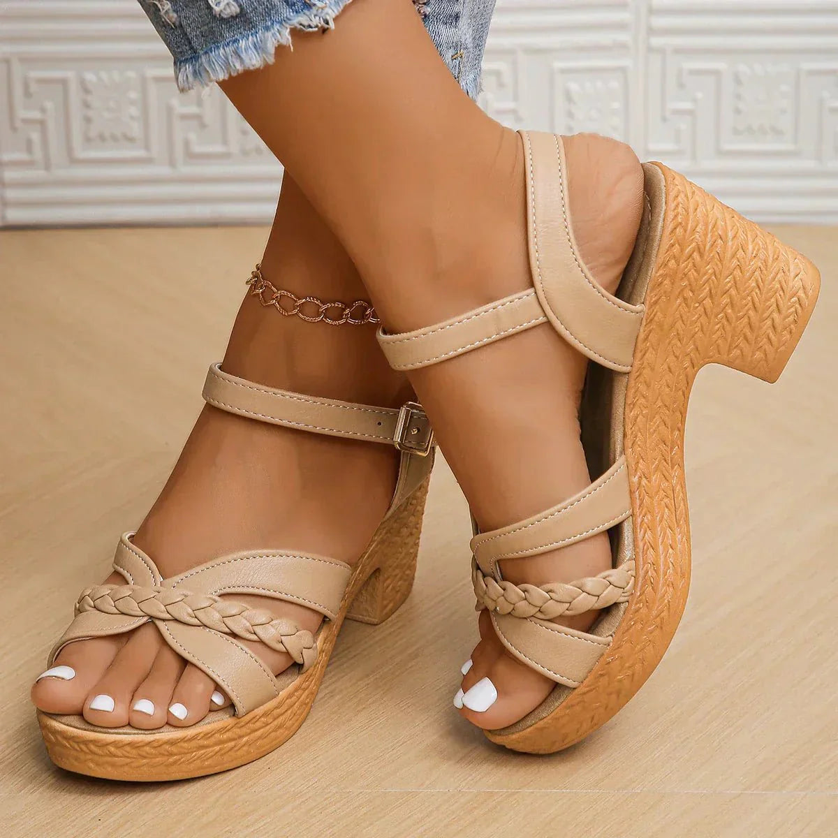 Women's Camel Sandals