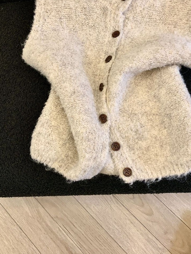 Women's Knitted Sleeveless Cardigan view 2