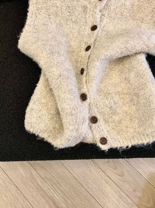 Women's Knitted Sleeveless Cardigan view 2